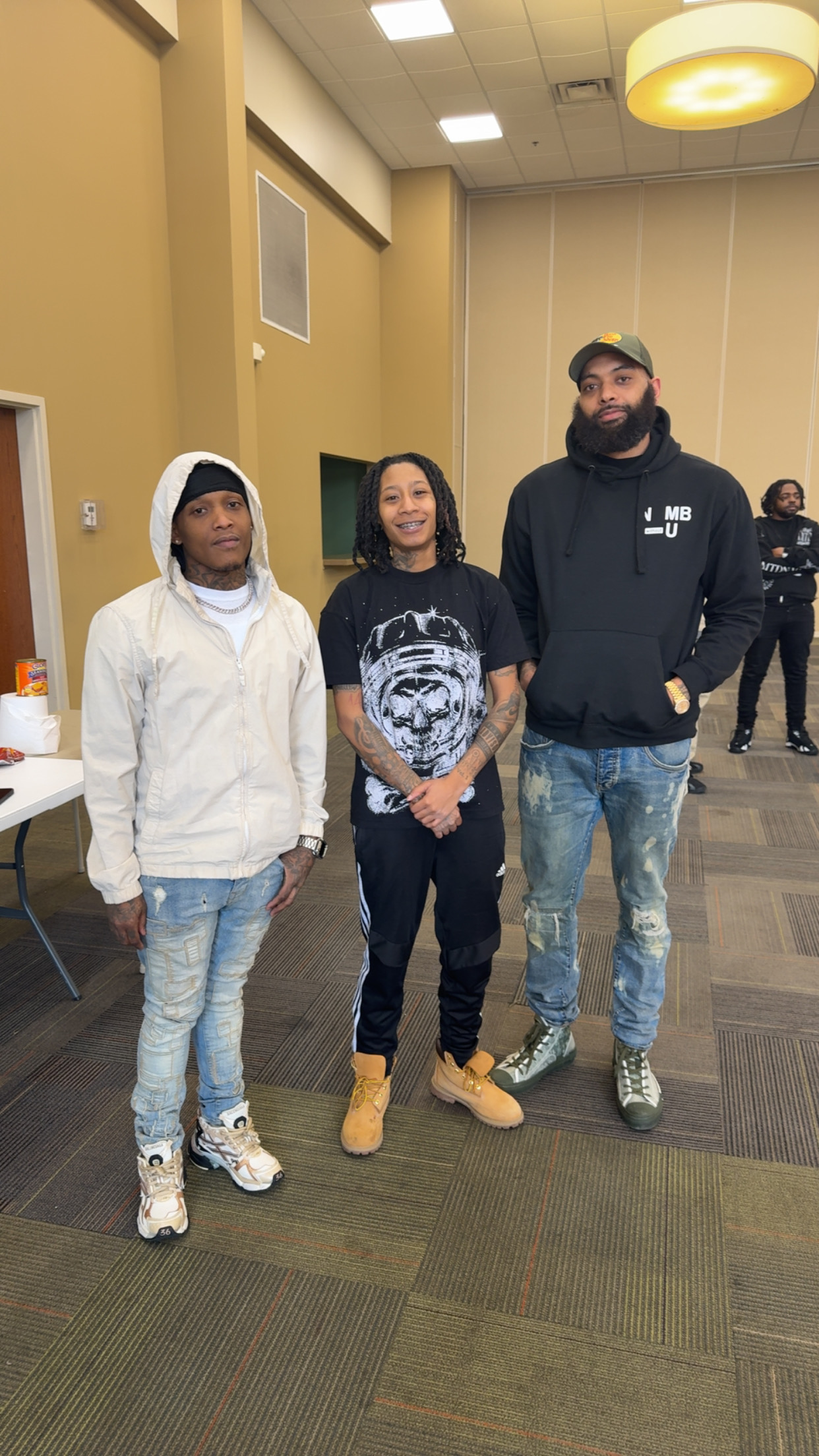 Harvey World Heroes volunteers at a community event